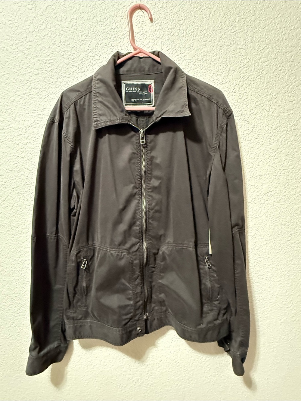 GUESS Jeans Men’s XXL Dark Chocolate Brown Jacket NWT